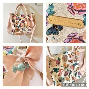 Sold: EUC Betsey Johnson Pink Floral Handbag